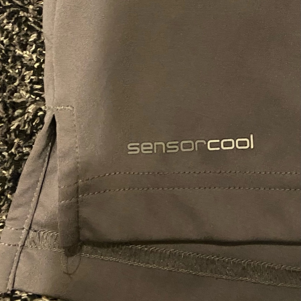 NWOT PING XL “Sensor Cool” Polo/Golf shirt. Grey w/Blue & Lime Green Stripes - Picture 4 of 7